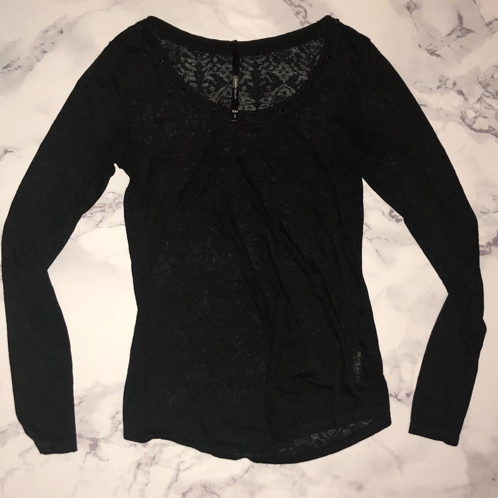 Karen Millen Long Sleeve Tee Size 2